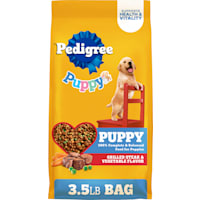 Pedigree Puppy Grilled Steak and Vegetable Flavor Dry Puppy Food