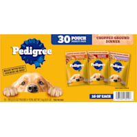 Pedigree Chopped Ground Dinner Adult Soft Wet Dog Food Variety Pack