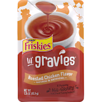 Friskies Lil' Gravies Roasted Chicken Flavor Complement Cat Food