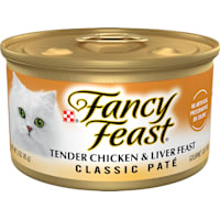 Fancy Feast Grain Free Tender Chicken and Liver Feast Classic Pate Wet Cat Food