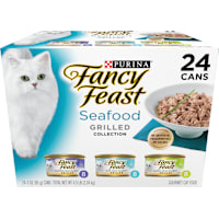 Fancy Feast Grilled Seafood Collection Wet Cat Food Variety Pack