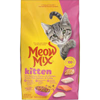 Meow Mix Kitten Li'l Nibbles Dry Cat Food for Kittens