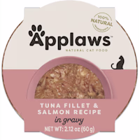 Applaws Natural Wet Cat Food Tuna Fillet with Salmon in Gravy