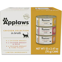 Applaws Limited Ingredient Chicken Count in Broth Canned Wet Cat Food Multipack