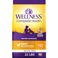 Wellness Complete Health Grain Free Chicken & Salmon Recipe Dry Puppy Food