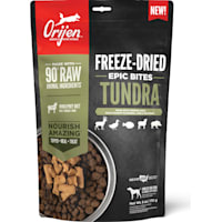 ORIJEN TUNDRA Freeze Dried Grain Free Dog Food and Topper WholePrey Ingredients