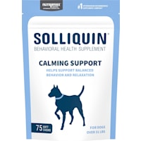 NUTRAMAX SOLLIQUIN Calming Behavioral Health Supplement Soft Chews for Large Dogs