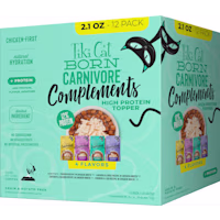Tiki Cat Born Carnivore Complements Wet Cat Food Topper Variety Pack