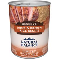Natural Balance Limited Ingredient Reserve Duck & Brown Rice Recipe Wet Dog Food