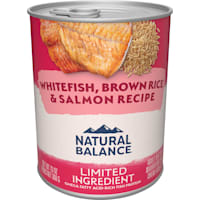 Natural Balance Limited Ingredient Whitefish Brown Rice & Salmon Recipe Wet Dog Food