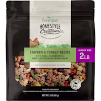 Freshpet Homestyle Grain-Free Creations Chicken and Turkey Meal Fresh Dog Food