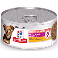 Hill's Science Diet Adult Perfect Digestion Small & Mini Chicken & Vegetables Entree Dog Food