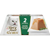 Fancy Feast Gems Mousse Pate With Chicken and Halo of Savory Gravy Wet Cat Food