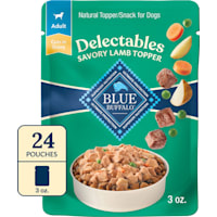 Blue Buffalo Delectables Natural Lamb Dinner Wet Dog Food Topper