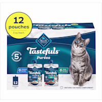 Blue Buffalo BLUE Tastefuls Chicken & Tuna Resealable Twist Cap Adult Cat Natural Purees Variety Pack