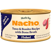 Made by Nacho Chef's Selects High Protein, Grain-Free Flaked Tuna & Bonito All Life Stages Wet Cat Food