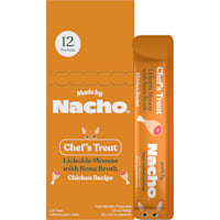 Made by Nacho Chef's Treat All Life Stages Cat Lickable Mousse with Bone Broth Chicken Recipe