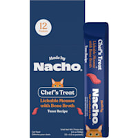 Made by Nacho Chef's Treat All Life Stages Cat Lickable Mousse with Bone Broth Tuna Recipe