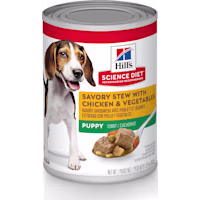 Hill's Science Diet Puppy Savory Stew with Chicken & Vegetables Wet Dog Food