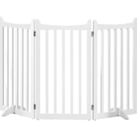 Topeakmart White 3-Panel Pet Puppy Fence