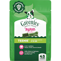 Greenies Chicken Flavor Teenie Size Natural Dental Puppy Treats