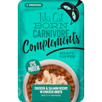 Tiki Cat Born Carnivore Complements Chicken & Salmon Wet Cat Food Topper