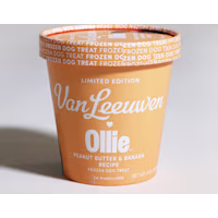 Ollie Van Leeuwen Peanut Butter and Banana Recipe Frozen Dog Treat