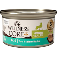 Wellness CORE+ Immune Health Natural Grain Free Tuna & Salmon Pate Canned Wet Cat Food