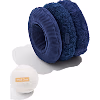 Wild One Navy Tennis Tuft Interactive Plush Puzzle Dog Toy