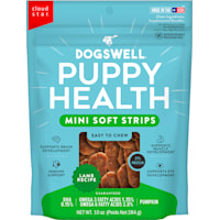 Dogswell Puppy Lifestage Lamb Mini Soft Strips Dog Treats