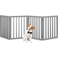 Pet Adobe 4-Panel Indoor Foldable Pet Gate 24 in-Wide by 73 in-Tall