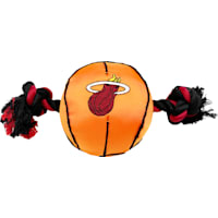 Pets First NBA Miami Heat Nylon Basketball Rope Dog Toy