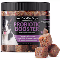 JustFoodForDogs Probiotic Booster Health Supplement Soft Chews