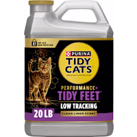 Purina Tidy Cats Tidy Feet Clumping Scented Low Tracking Cat Litter with Odor Control for Clean Paws