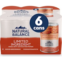 Natural Balance Limited Ingredient Adult Grain-Free Sweet Potato & Salmon Recipe Canned Wet Dog Food