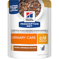 Hill's Prescription Diet c/d Multicare Feline Chicken, Vegetables & Rice Stew Wet Cat Food