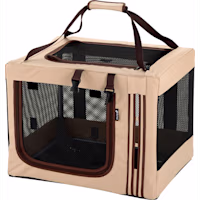 Richell Foldable Travel 3-Way Pet Crate