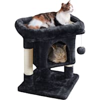 Topeakmart Small Tree Condo with Plush Perch for Kittens
