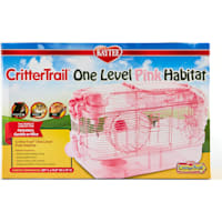 Kaytee Pink CritterTrail 1-Level Habitat for Small Animals