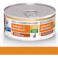Hill's Prescription Diet c/d Multicare + Metabolic Vegetable & Chicken Stew Wet Cat Food