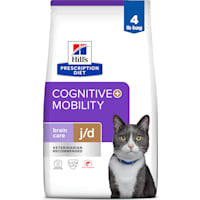 Hill's Prescription Diet Brain Care + j/d Joint Care with Salmon Dry Cat Food