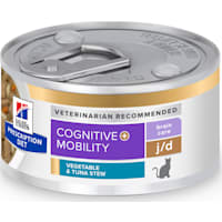 Hill's Prescription Diet Brain Care + j/d Joint Care Tuna & Vegetable Stew Wet Cat Food