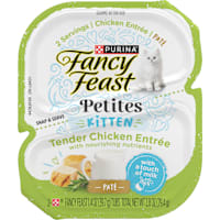Purina Fancy Feast Petites Tender Chicken Entree Pate Gourmet Wet Kitten Food