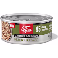 ORIJEN Chunks & Shreds Duck & Liver Entree Wet Cat Food