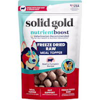 Solid Gold Beef & Pumpkin Freeze Dried Gut Health Dog Food