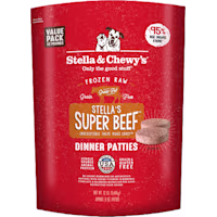 Stella & Chewy's Frozen Stella's Super Beef Patties Dog Food