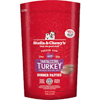 Stella & Chewy's Frozen Tantalizing Turkey Patties Dog Food