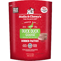 Stella & Chewy's Frozen Duck Duck Goose Patties Dog Food