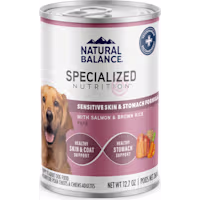 Natural Balance Specialized Nutrition Sensitive Skin & Stomach with Salmon & Brown Rice Wet Dog Food