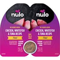 Nulo Grain-Free Chicken, Whitefish, & Tuna Recipe Split Cup Pate Cat & Kitten Food